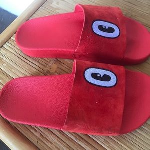 Suede ADIDAS SLIDES